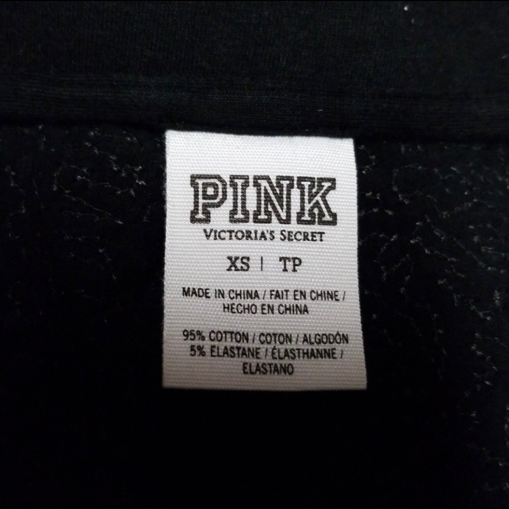 PINK Victoria’s Secret Black Sequins Leggings - Picture 4 of 6